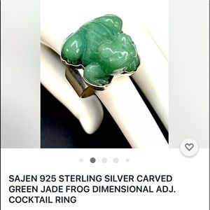 Sajen frog ring 925 Sterling silver 🔥🔥🔥🔥🔥